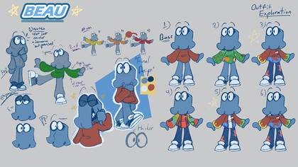 Beau: Character and Outfit Exploration (2023)